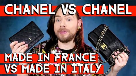 chanel france vs italy.